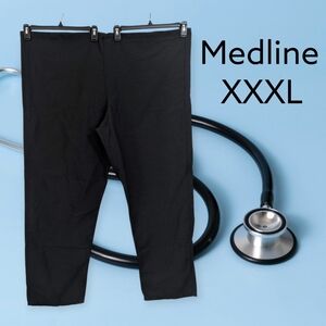 Medline Black Unisex ComfortEase Scrubs - Size XXXL - 3XL - XXX-Large